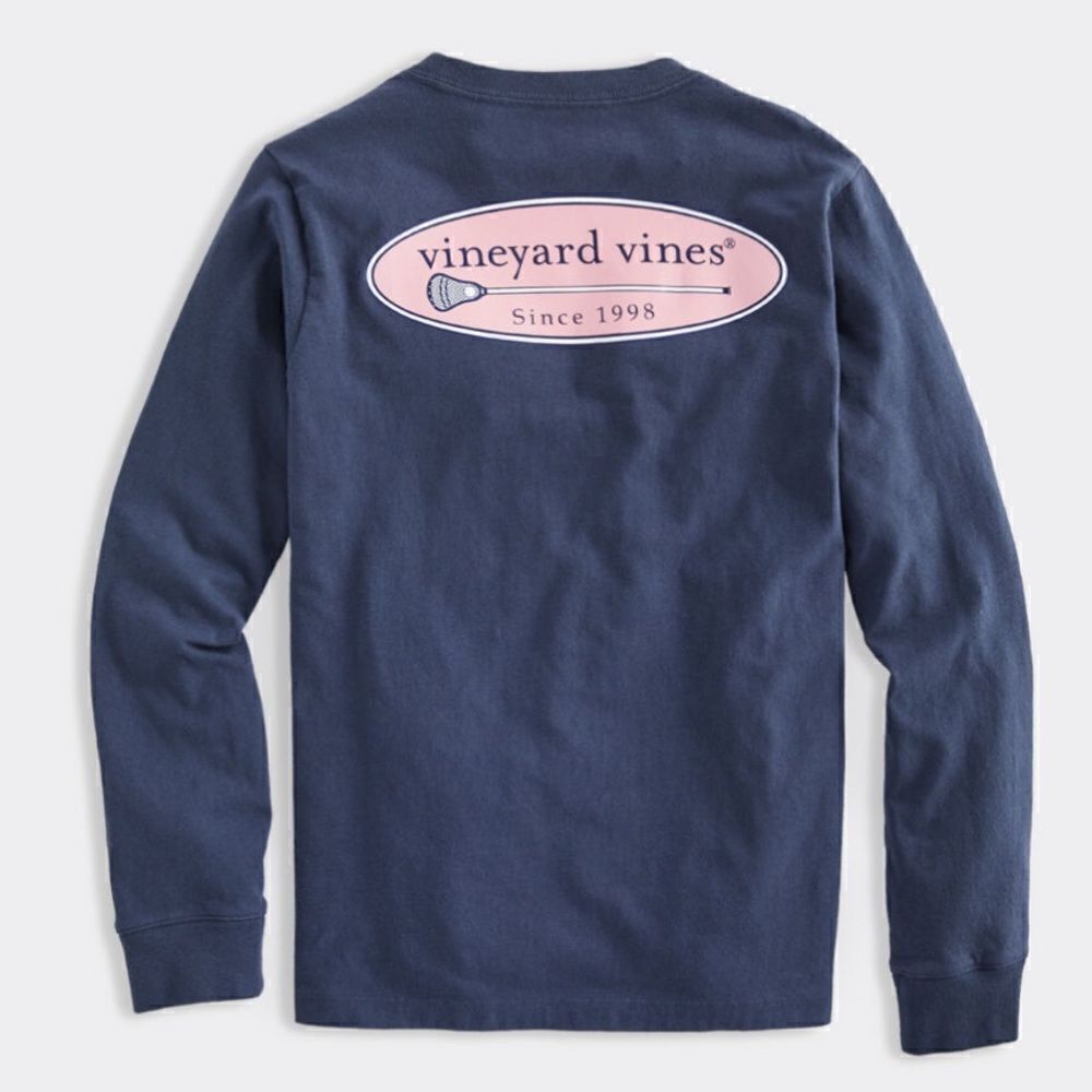 Vineyard Vines Men's Lax Logo Pocket T-Shirt - Size XS - Picture 3 of 5